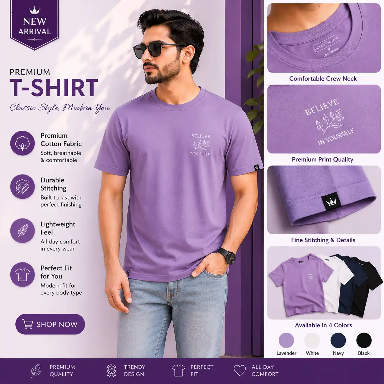 Casual Streetwear Tee
